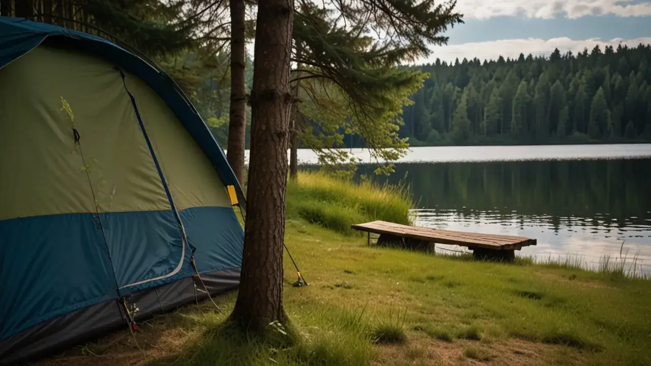 Namiot z widokiem na jezioro: Oto top pól namiotowych na Kaszubach!