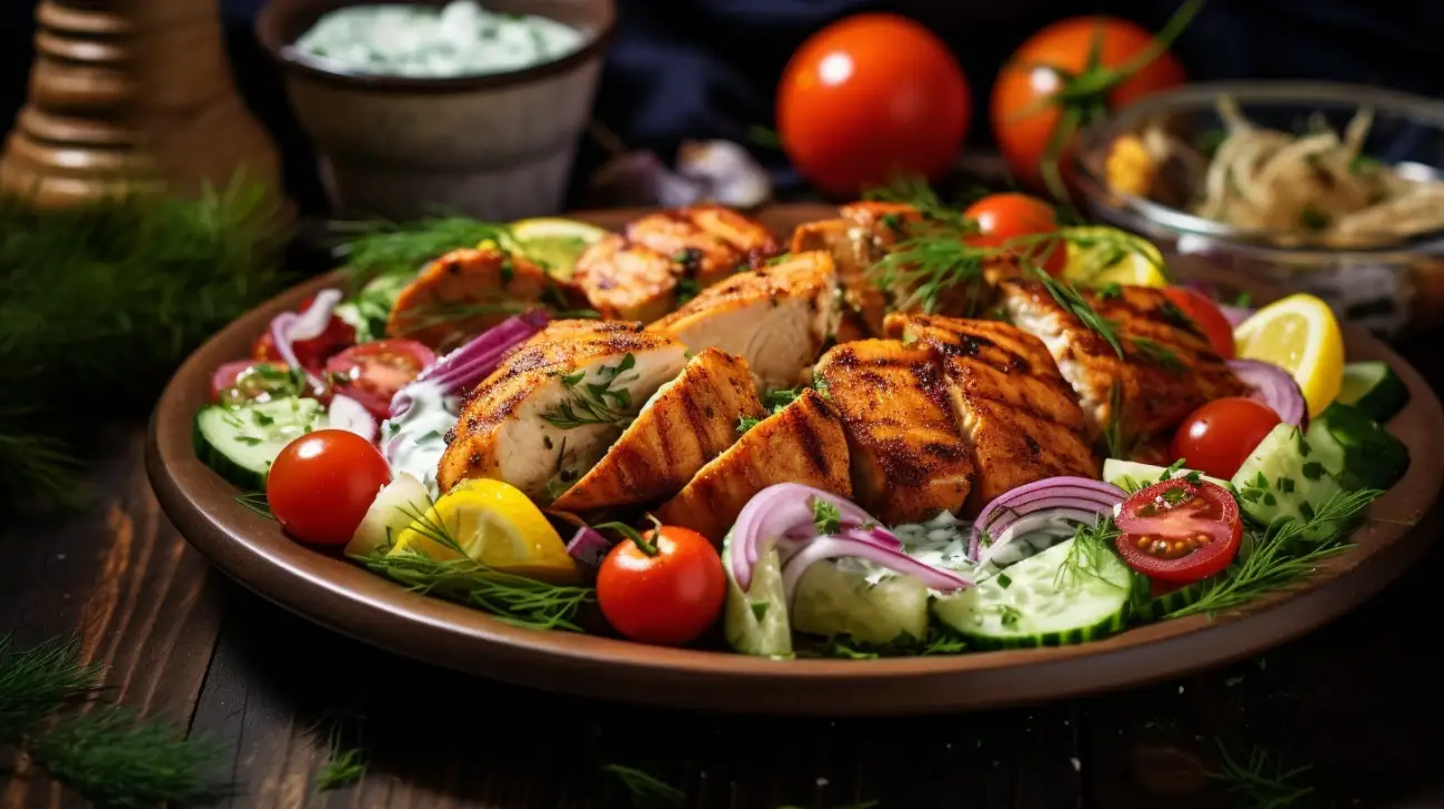 Sałatka z kurczakiem - zdrowa i smaczna opcja na lunch