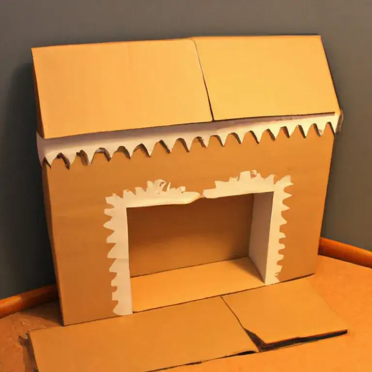 Jak zrobić atrapę kominka z kartonu - proste kroki i inspiracje