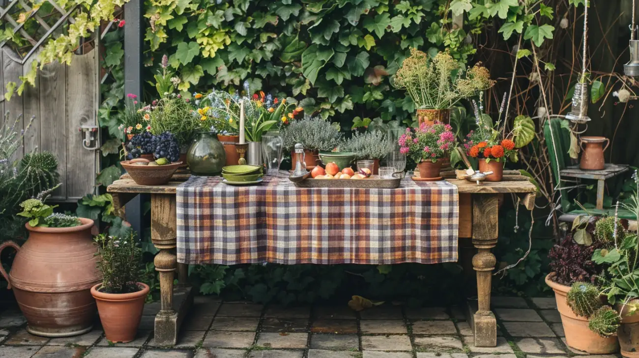 10 inspirujących pomysłów na letnie dekoracje stołu na taras