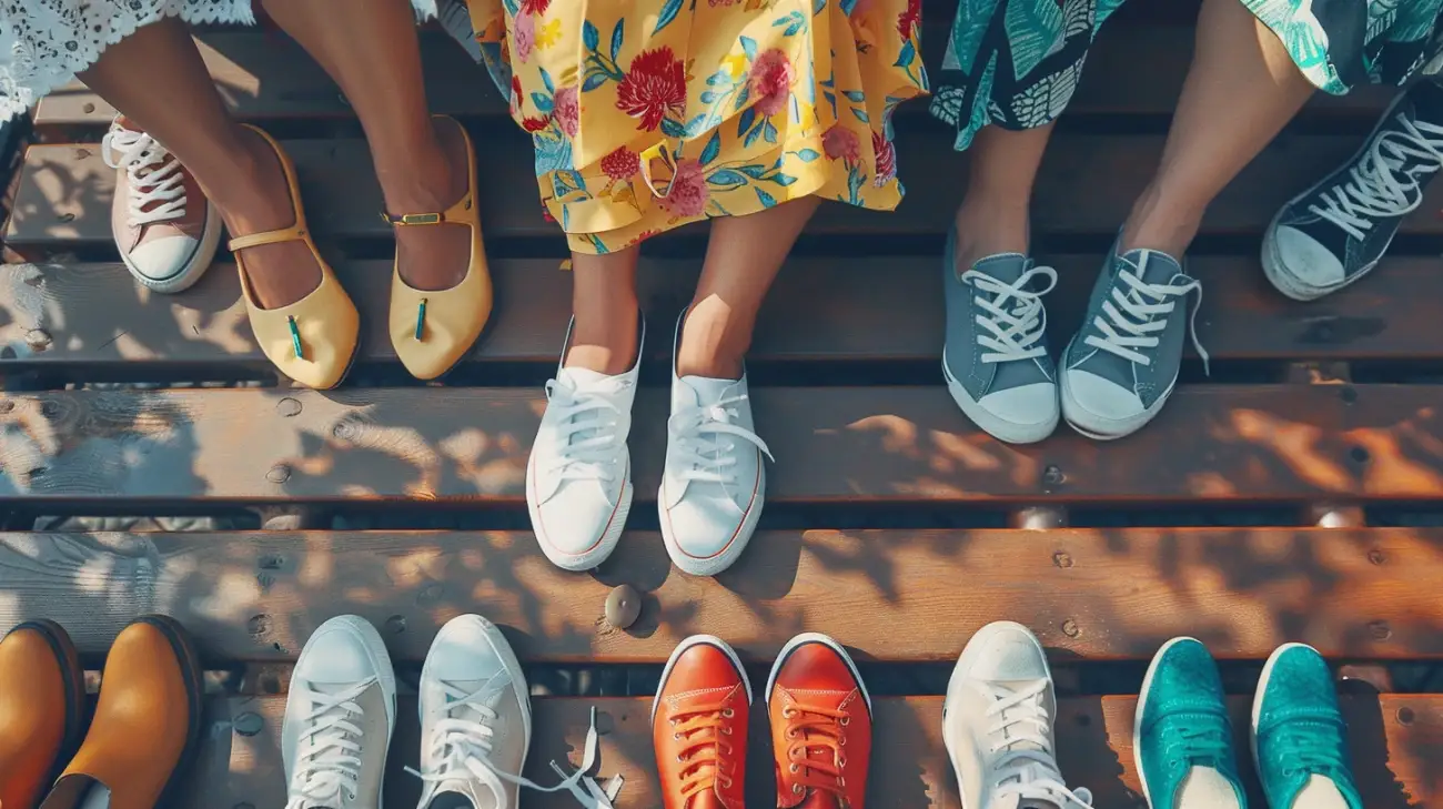 Jakie buty damskie pasują do sukienki? Sneakersy w stylizacji