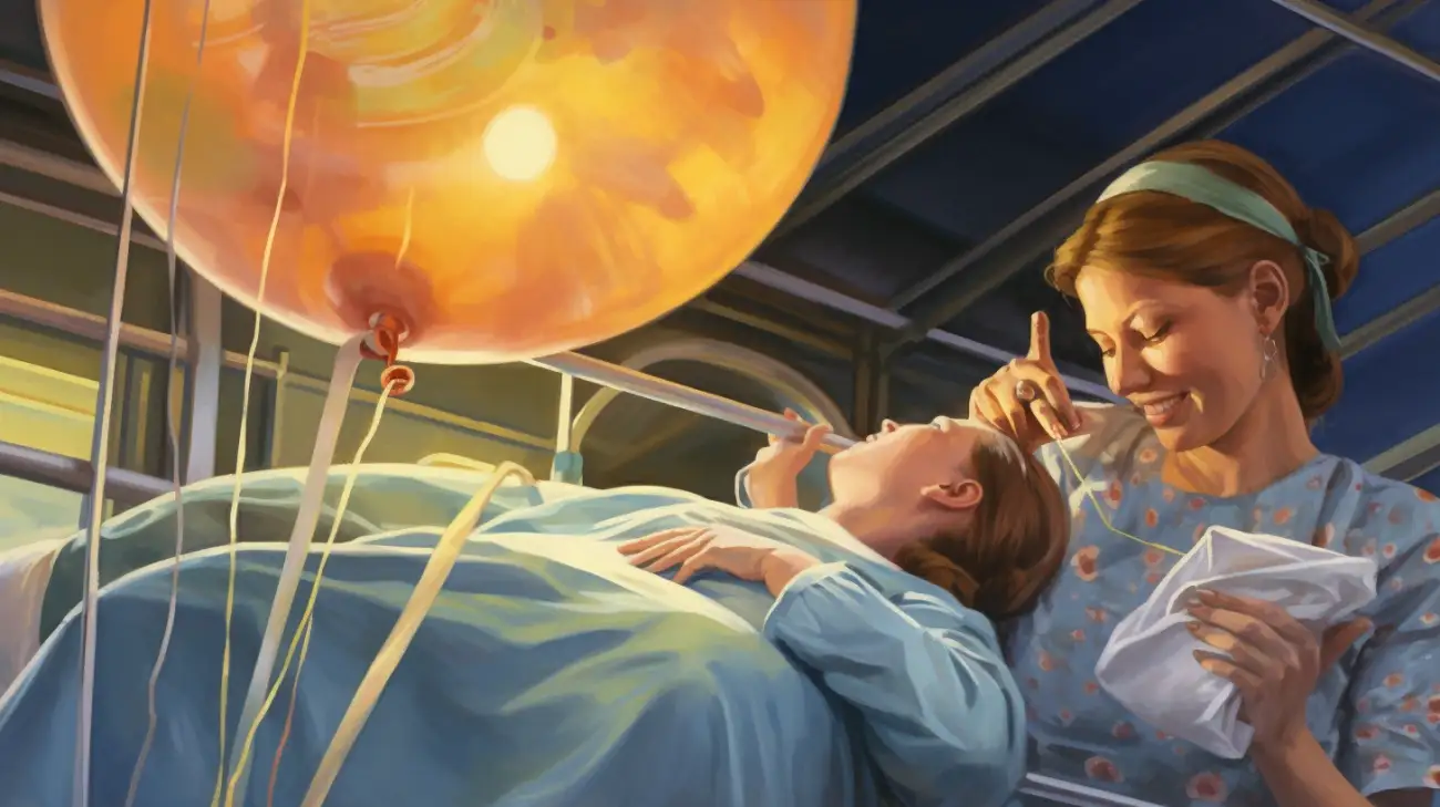 Balonik ciąża - Wywoływanie porodu, zakładanie balonika i poród