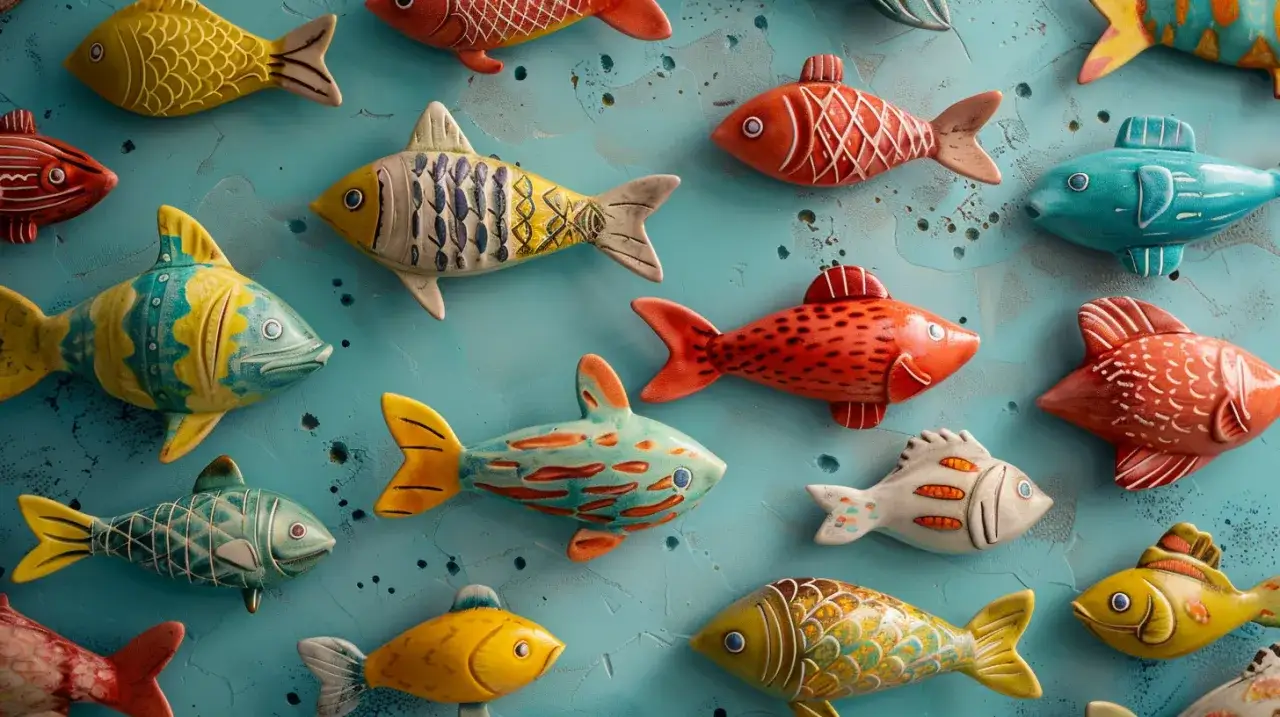 Jak udekorować wnętrze ceramicznymi rybami na ścianę?