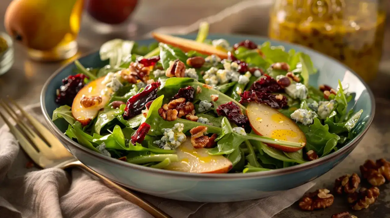 Sałatka z serem pleśniowym: Wykwintna przekąska w 10 minut. Jak to?