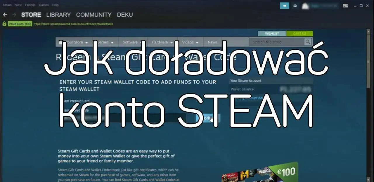 Jak doładować konto Steam bez problemów – proste metody i porady