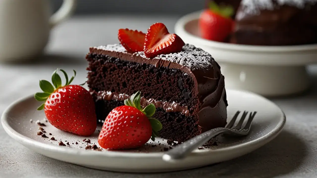 Ciasto kakaowe z truskawkami: Pyszny deser na lato i każdą okazję