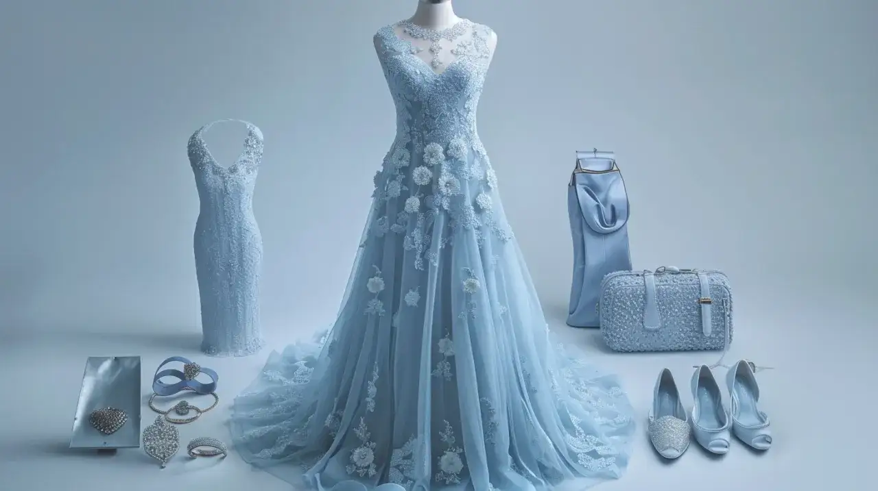 Błękitna sukienka na wesele: 5 stylizacji, które zachwycą gości