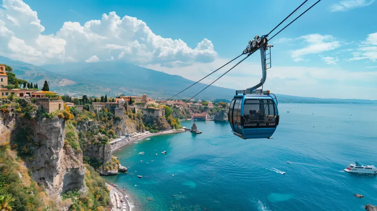 Jak działa kolejka linowa w Taorminie? Nasz przewodnik dla turystów