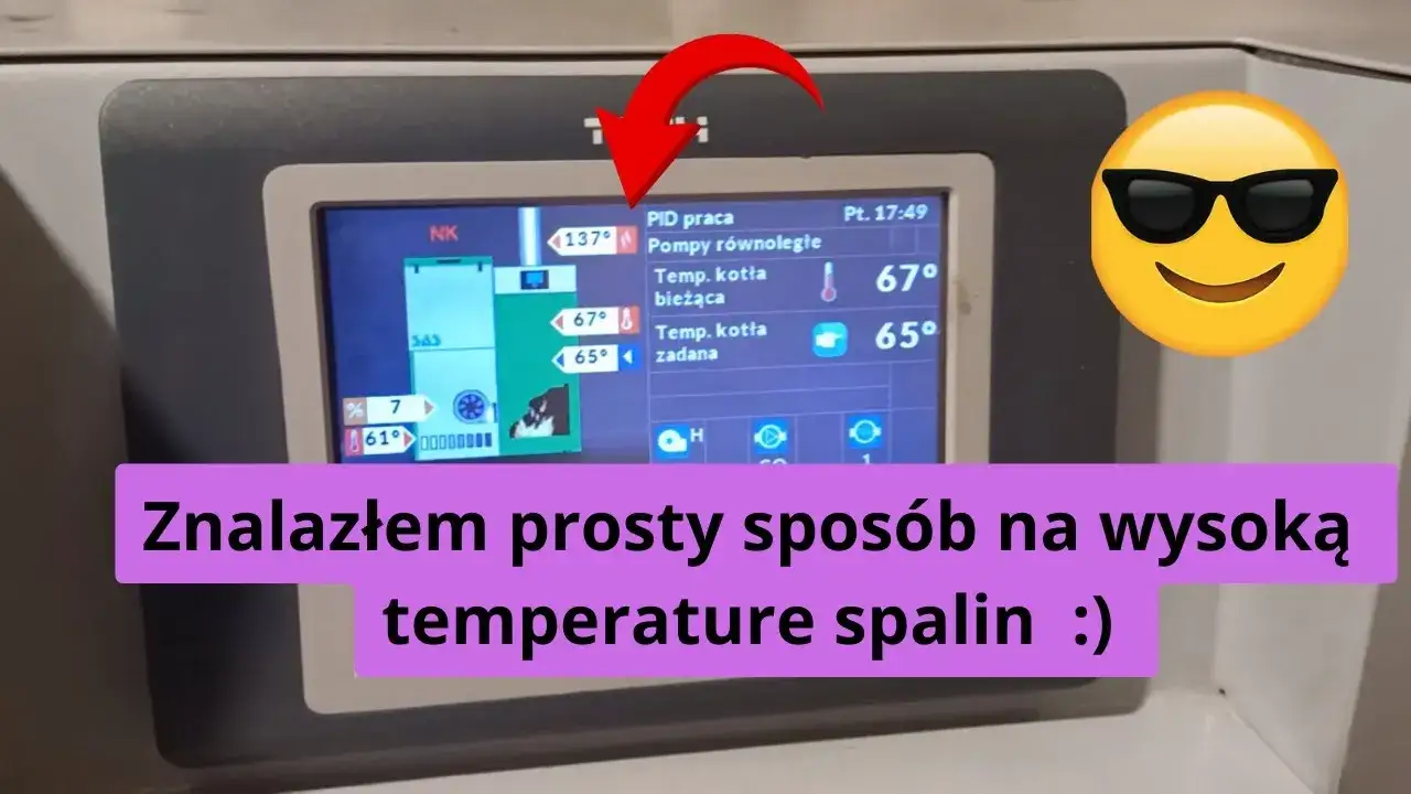 Jak temperatura spalin w kotle na pellet wpływa na jego wydajność?