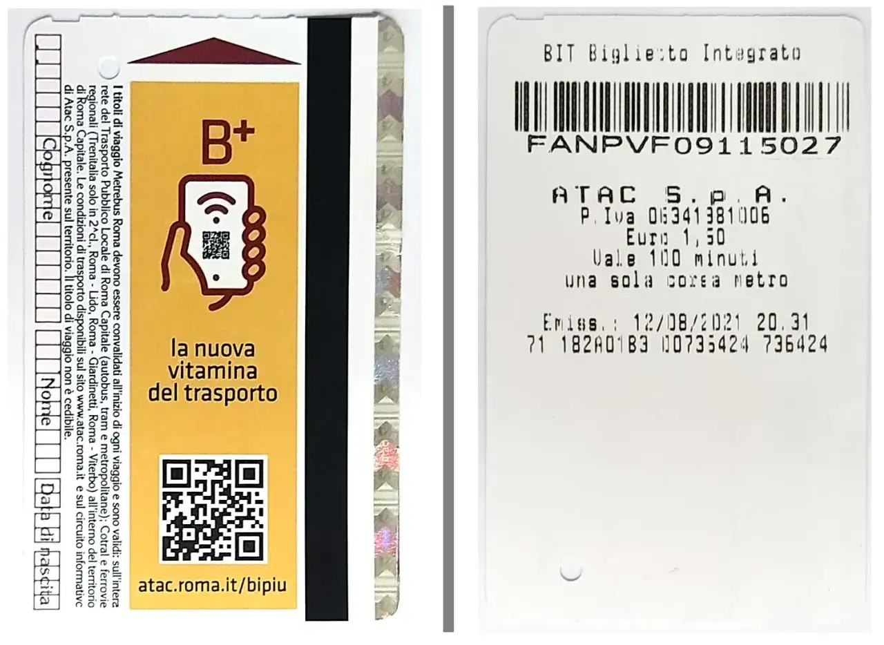 Bilet BIT Rzym: Jak korzystać z komunikacji miejskiej we Włoszech