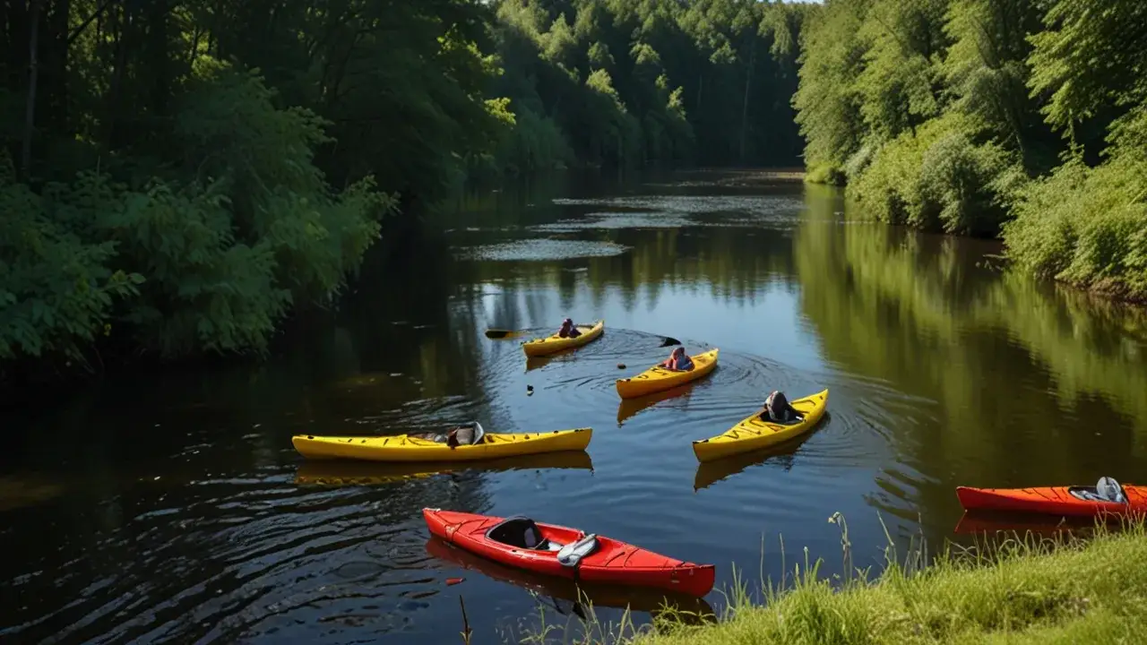 Serce kaszubskiej przyrody: Zaplanuj Twój spływ kajakowy w Borsku