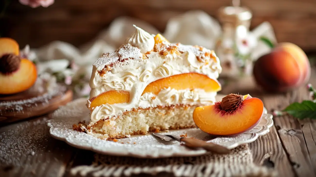 Ciasto z brzoskwiniami i mascarpone: Słodki przepis na niezapomniany deser.