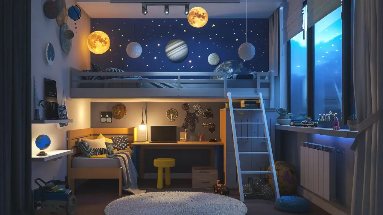 Łóżko dla 10-letniego chłopca: Jak urządzić pokój nastolatka?