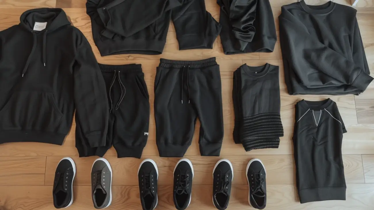 Czarne dresy: jak stylizować je dla modnego wyglądu?