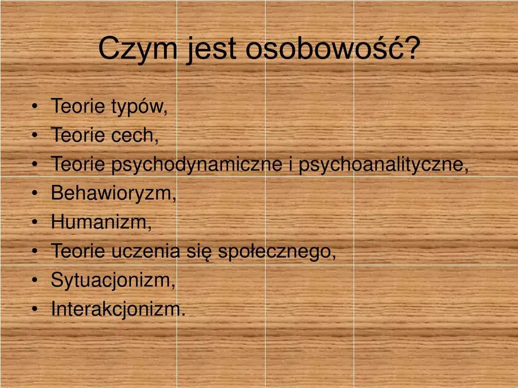 Czym jest osobowość? Zrozumienie jej wpływu na nasze życie