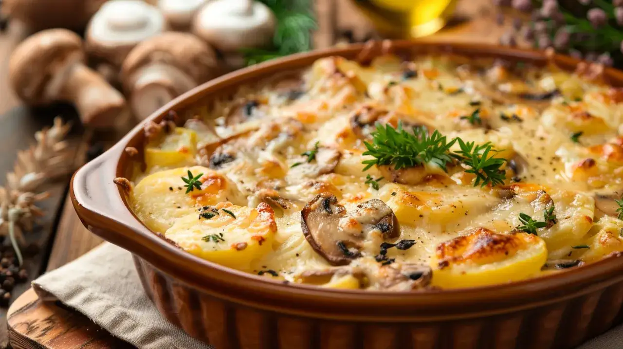 Zapiekanka ziemniaczana z pieczarkami i serem: Pomysł na pyszny obiad
