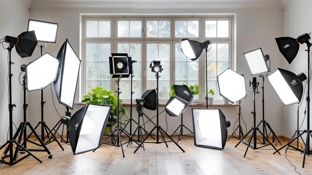 Profesjonalne lampy do zdjęć: domowe studio fotograficzne