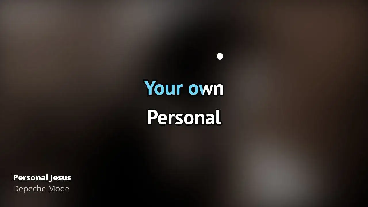 Personal Jesus - tekst, tłumaczenie i znaczenie piosenki Depeche Mode