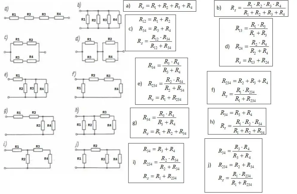 Najprostszy kalkulator połączeń rezystorów - wyniki obliczeń w 5 sekund
