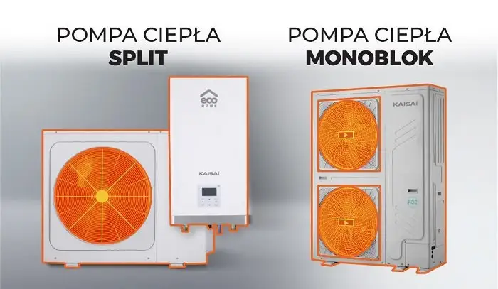 Split czy monoblok - która pompa ciepła lepiej ogrzeje dom?