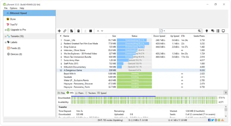 µTorrent (uTorrent) Classic | Oryginalny klient torrentowy