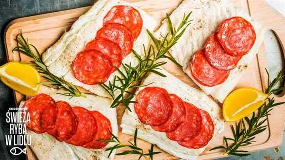 Dorsz z chorizo i rozmarynem