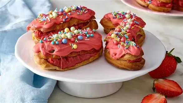 Truskawkowe eklerki