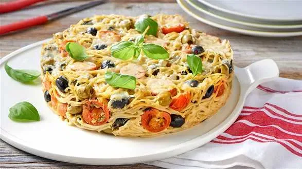 Spaghetti cake