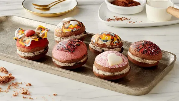 Czekoladowe ciastka whoopie pies