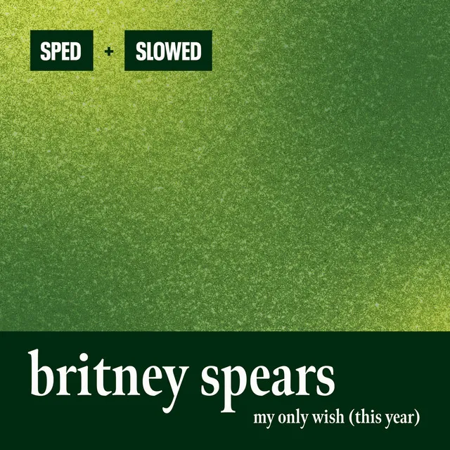 My Only Wish (This Year) [Sped + Slowed] • Cały album • Wszystkie utwory • Wykonawca
