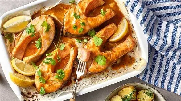 Łosoś w orientalnej marynacie