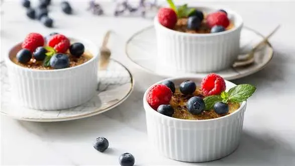 Jaglany crème brûlée