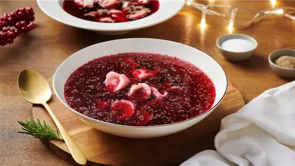 Wegańskie uszka nadziewane soczewicą