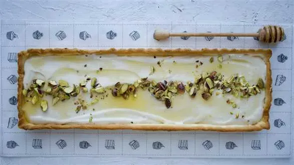 Tarta z kremem chałwowym