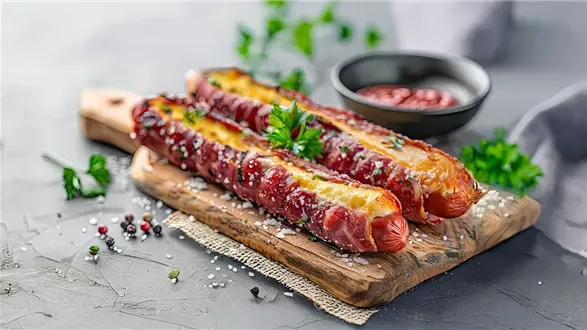 Parówki zapiekane z serem — po kanadyjsku