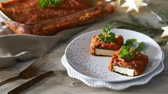 Wegańska ryba po grecku