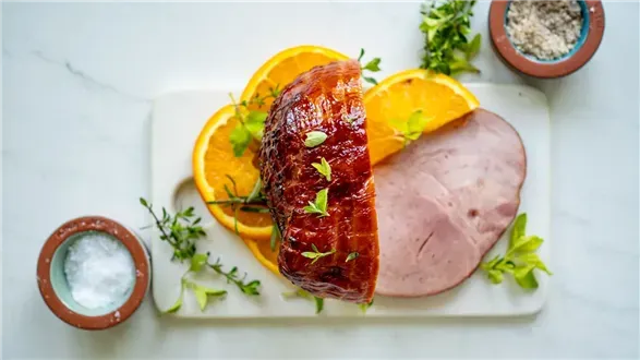 Szynka z glazurą pomarańczowo-klonową z airfryera