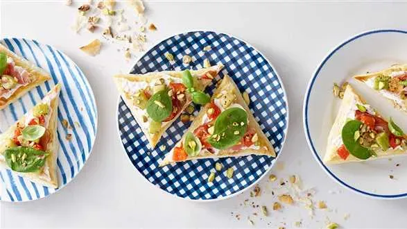 Tarta ze szpinakiem i serem kozim