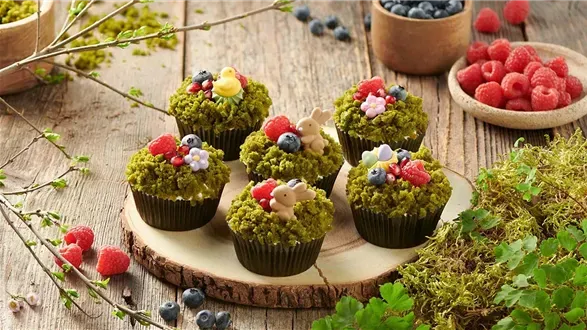 Babeczki leśny mech