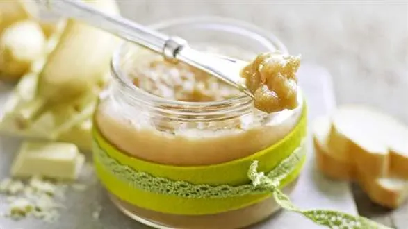 Dżem z bananów z białą czekoladą