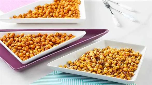 Przekąska z pieczonej ciecierzycy na słodko