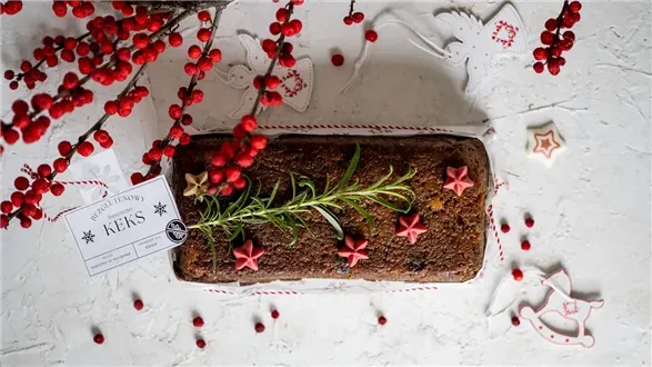 Bezglutenowy keks świąteczny