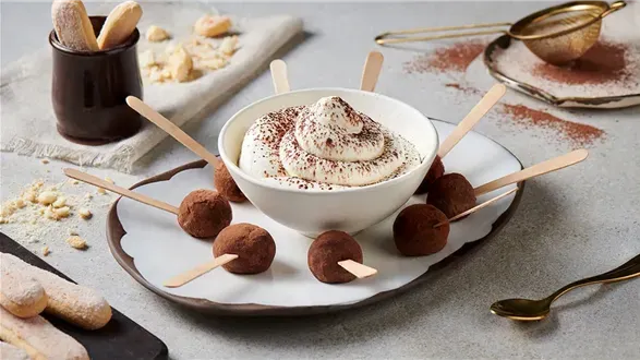 Kuleczki tiramisu z kremem kawowym