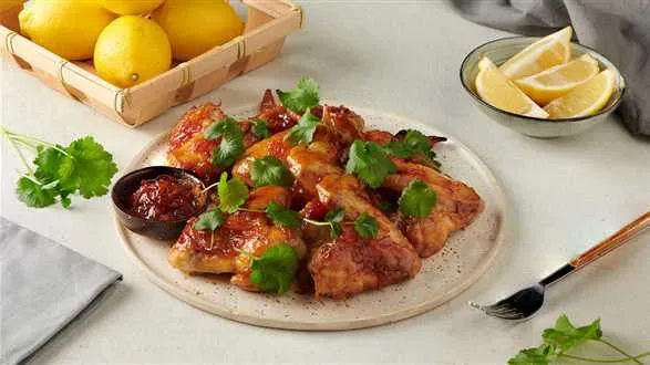 Skrzydełka z cytrynowym sosem barbecue
