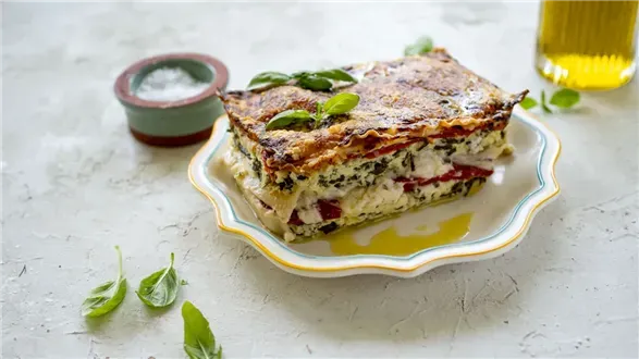 Lasagne ze szpinakiem