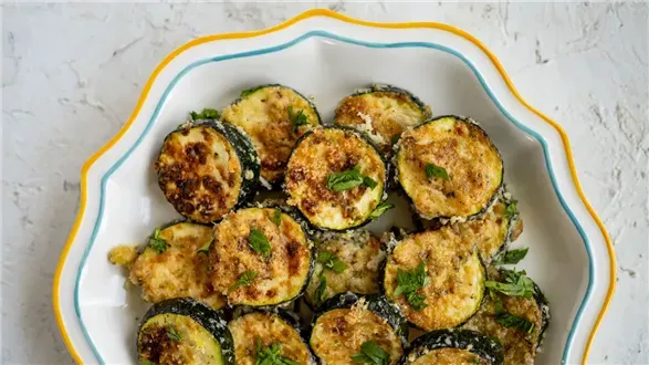 Pieczona cukinia w pecorino