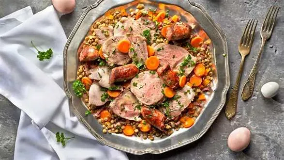 Petit salé, czyli francuska potrawka z peklowaną wieprzowiną i soczewicą