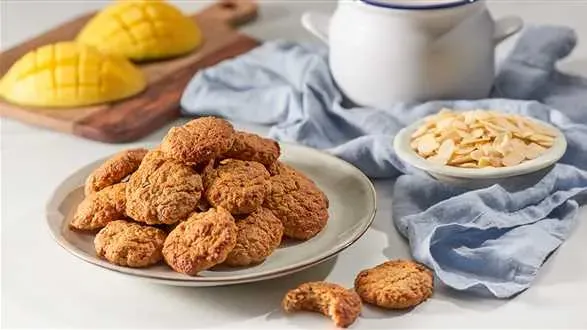 Ciasteczka owsiane z mango