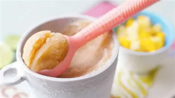 Sorbet z zielonej herbaty i limonki