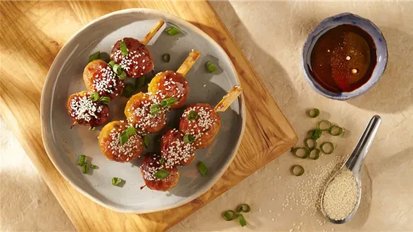 Azjatyckie klopsiki à la tsukune